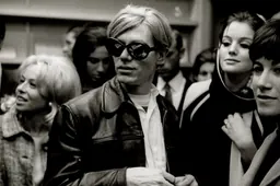 Holly Solomon, Andy Warhol and International Velvet at the 1966 Warhol opening preview at the Institute of Contemporary Art, Boston
