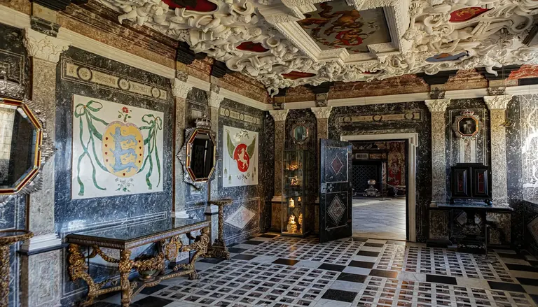 Η μαρμάρινη αίθουσα μπαρόκ στο Rosenborg Castle