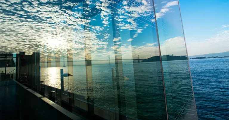 قاعة Fisher Bay Observatory Gallery 6 المطلة على خليج San Francisco