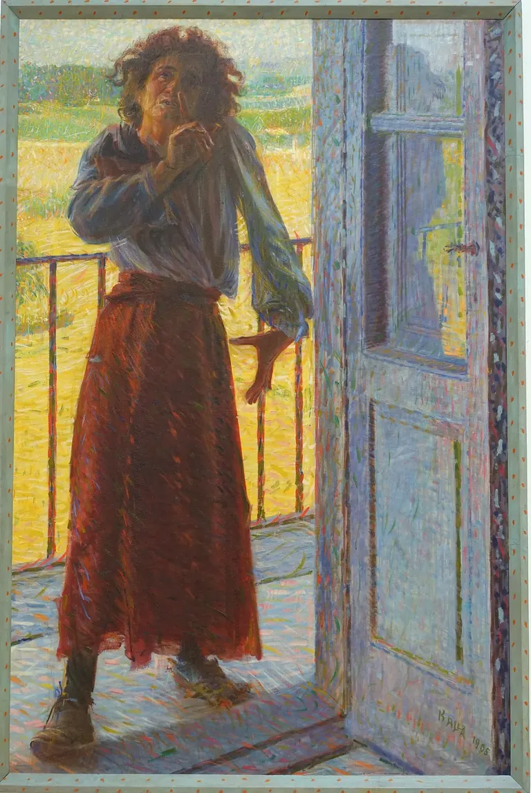 Giacomo Balla, La pazza (vers 1905), La Galleria Nazionale, à Rome