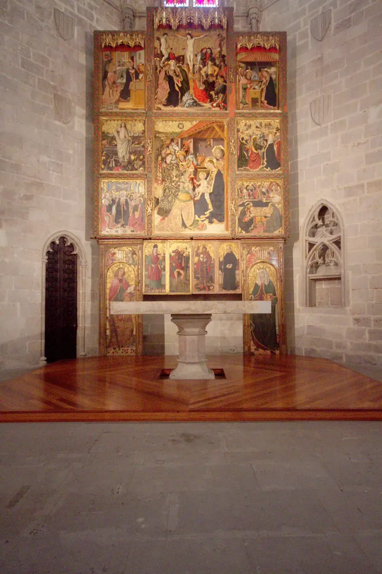 Jaume Huguet's Constable's Altarpiece in the Chapel of Santa Àgata