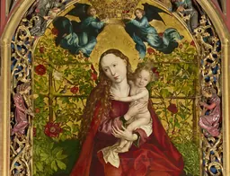 Work by Martin Schongauer shown in The Beautiful Immortal exhibition
