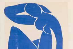 Henri Matisse, Nu bleu II (1952), cut-out gouache