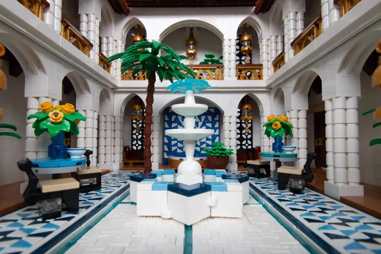 Moroccan townhouse recreated in LEGO bricks in Brick City