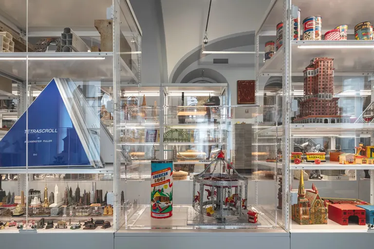 Open collections storage shelving in Visible Vault
