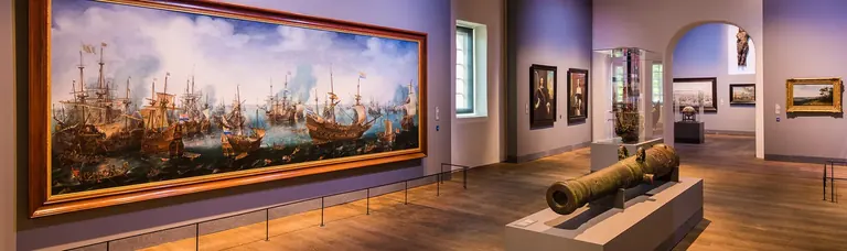 قاعة «الجمهورية في البحر» (Republic at Sea) في Het Scheepvaartmuseum