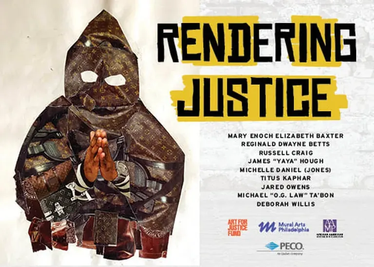 “Rendering Justice”展览横幅