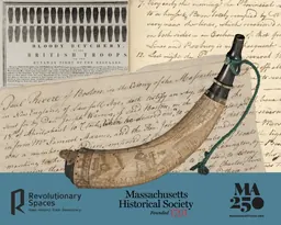 Promotional artwork for The Road to Revolution: Massachusetts and the Independence Movement at the Old State House