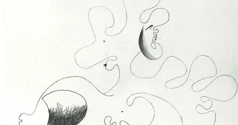 Joan Miró, Untitled (Sense títol), 1930, pencil on Ingres paper