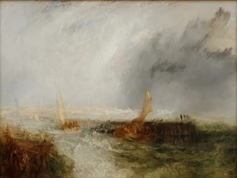 J.M.W. Turner, Ostende (1844), issu des collections de la Neue Pinakothek et présenté à l’Alte Pinakothek