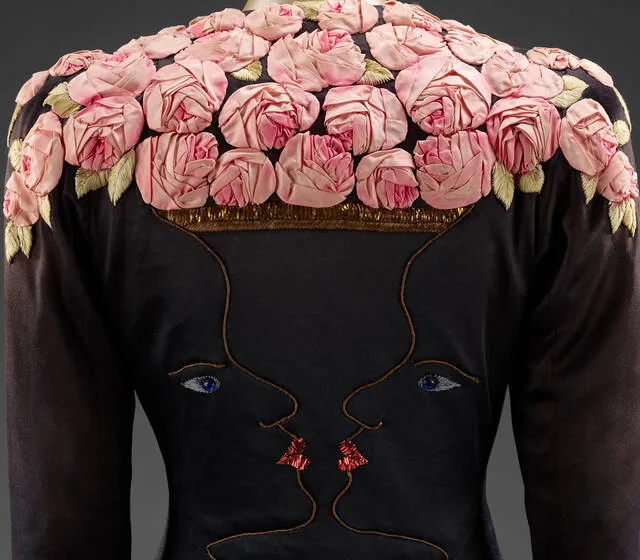 Surrealist fashion designs by Elsa Schiaparelli on display at the V&A