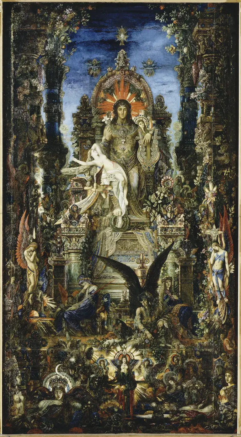Jupiter et Sémélé (1894-95), de Gustave Moreau