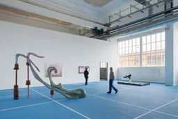 Άποψη της εγκατάστασης Camille Henrot, Paper Planes στο Copenhagen Contemporary