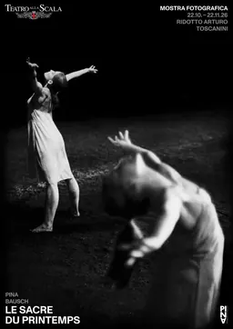 ملصق معرض Pina Bausch, Le Sacre du printemps
