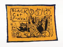 Drapeau Black Cat Power de Dorian Reid