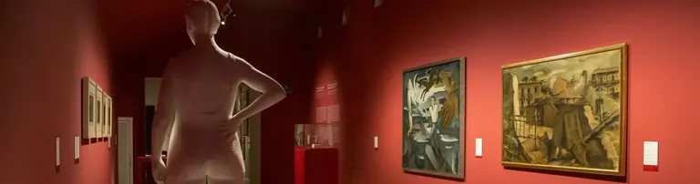 Art and the Spanish Civil War rooms at the MNAC