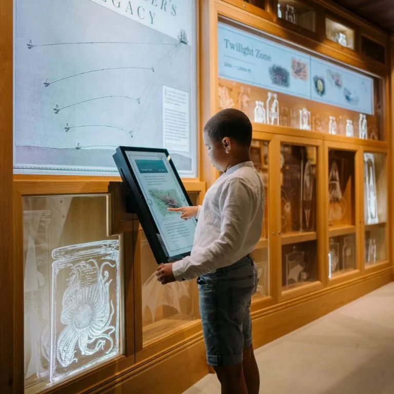 صالات العرض التفاعلية في Dynamic Earth