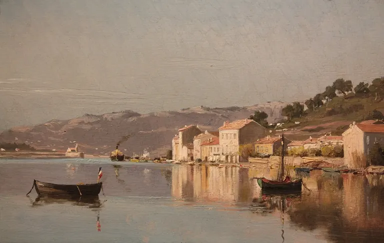 Vue de Saint-Mandrier, una pintura de Gustave Fayet