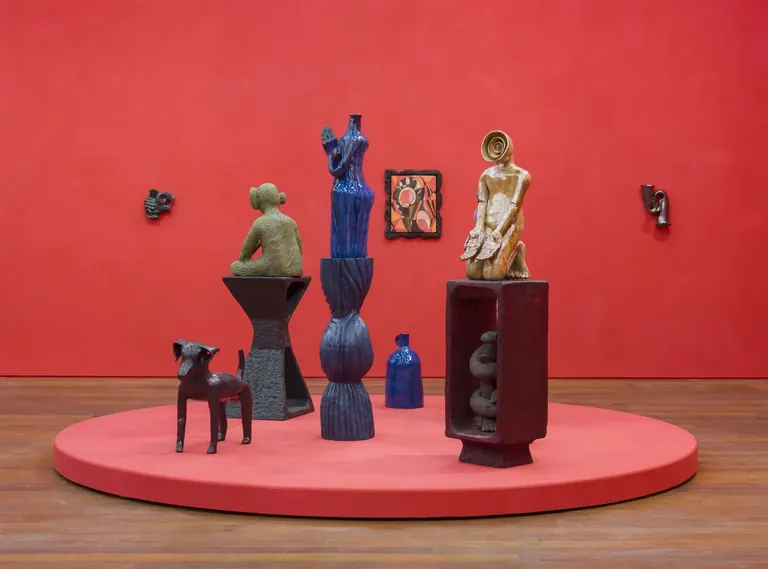 Vista de la instal·lació Woody De Othello: coming forth by day al Pérez Art Museum Miami