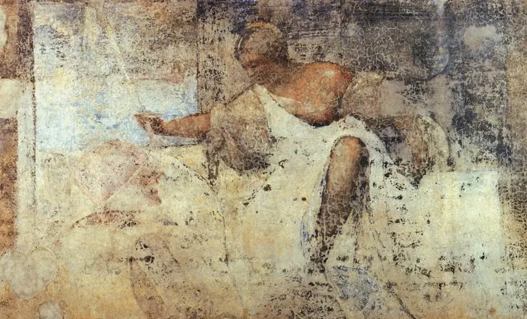 Titian, Justícia (Judith), fragment de fresc del Fondaco dei Tedeschi