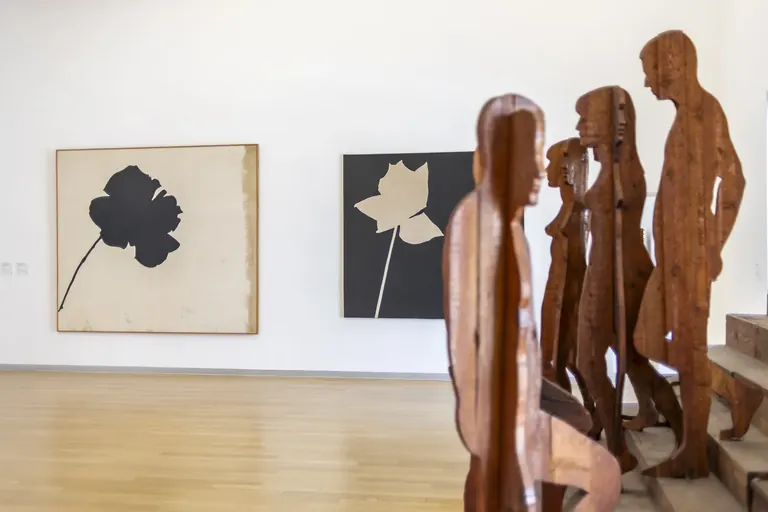 Vue de l'installation de la Galleria Gesti e Processi