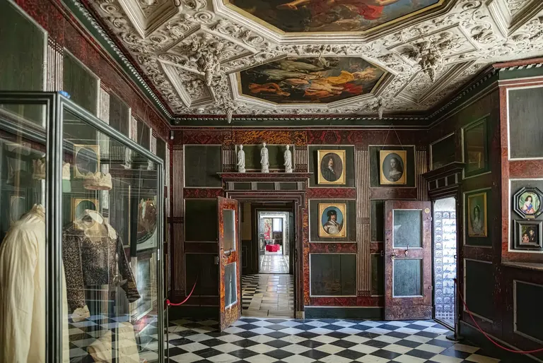Η κρεβατοκάμαρα του Christian IV στο κάστρο Rosenborg
