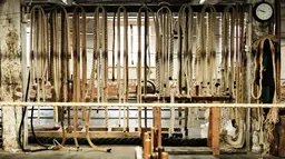 Actividad de fabricación de cuerdas en The Ropery, Chatham Historic Dockyard