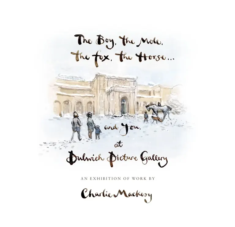 Illustration by Charlie Mackesy of the boy, the mole, the fox and the horse