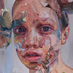 Banderole de l’exposition Jenny Saville à la Ca' Pesaro