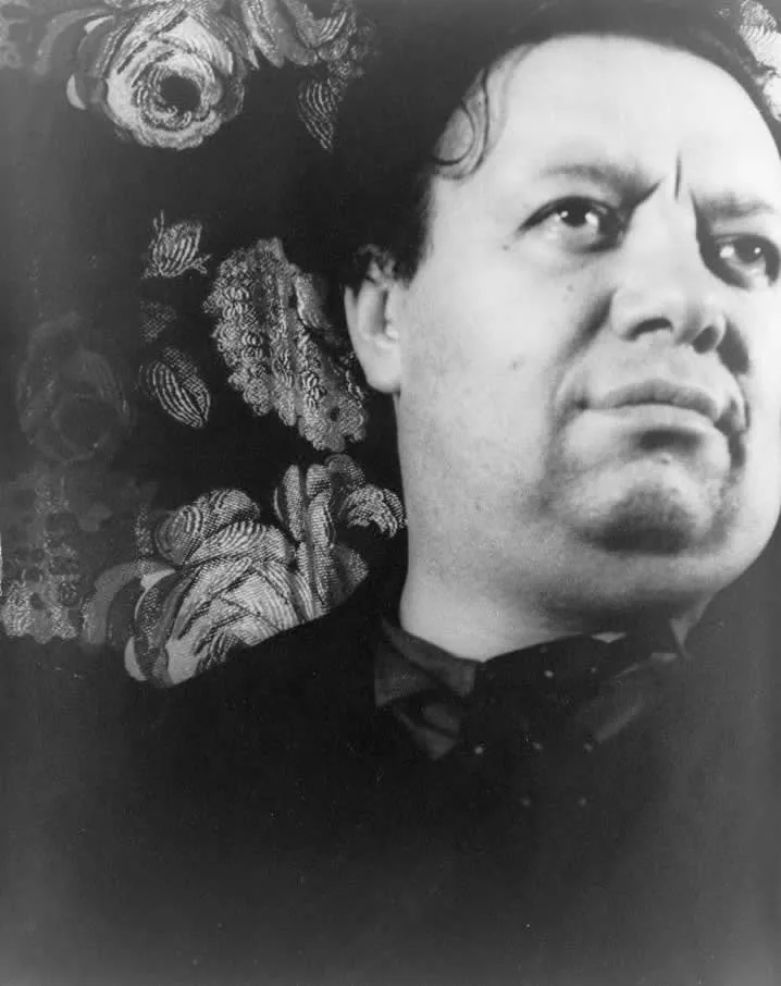 Fotografia de retrat de Diego Rivera, 1932