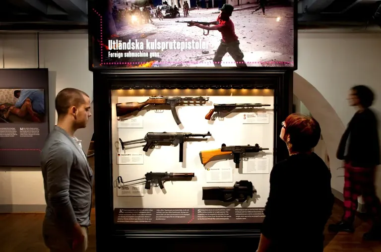 Exposició Moderna vapen a Armémuseum