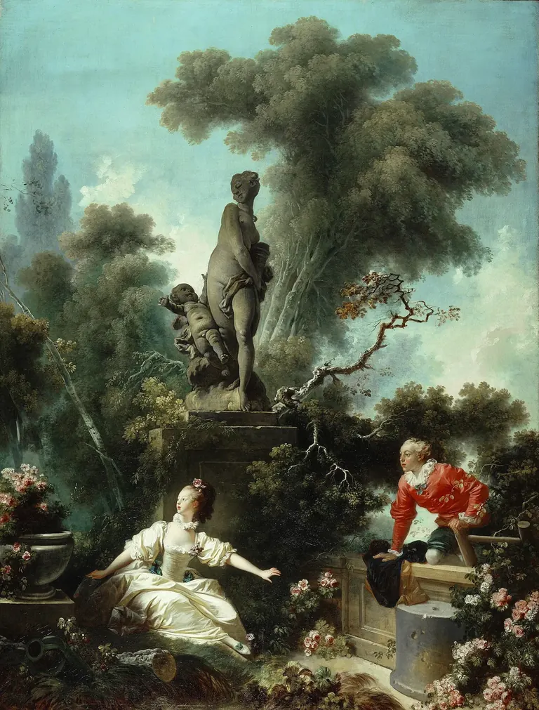 O progresso do amor: O encontro, de Jean-Honore Fragonard (The Progress of Love: The Meeting)