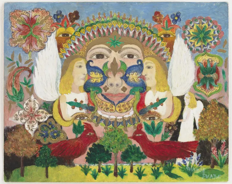 Mundu galdua: Minnie Evansen artea Whitney Museumen (The Lost World: The Art of Minnie Evans at the Whitney Museum)