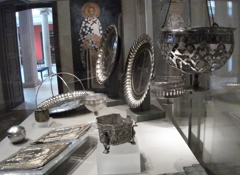 Byzantine silver and gold treasure on display at Dumbarton Oaks