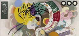 Vasily Kandinsky, Dominant Curve (xehetasuna)