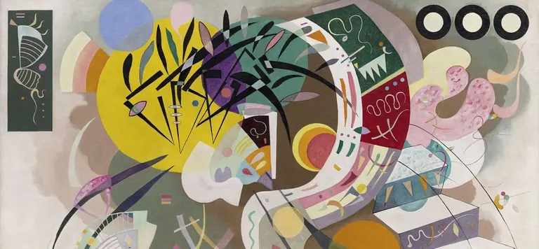 Vasily Kandinsky, Dominant Curve (xehetasuna)