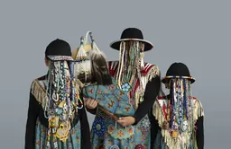 Dana Claxton, Headdress - Shadae and her Girlz, 2023