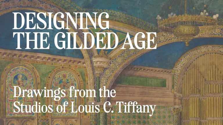 Progettare la Gilded Age: disegni dagli studi di Louis C. Tiffany al The Metropolitan Museum of Art (Designing the Gilded Age: Drawings from the Studios of Louis C. Tiffany)