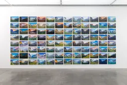 Installation view of Cynthia Daignault: Valley at the Institute of Contemporary Art/Boston