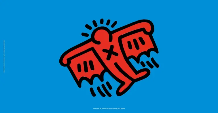 Keith Haring, X-Man, 1984