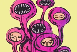 Œuvre de l’exposition Eko Nugroho: STRANGE MONSTER VIEW à STPI