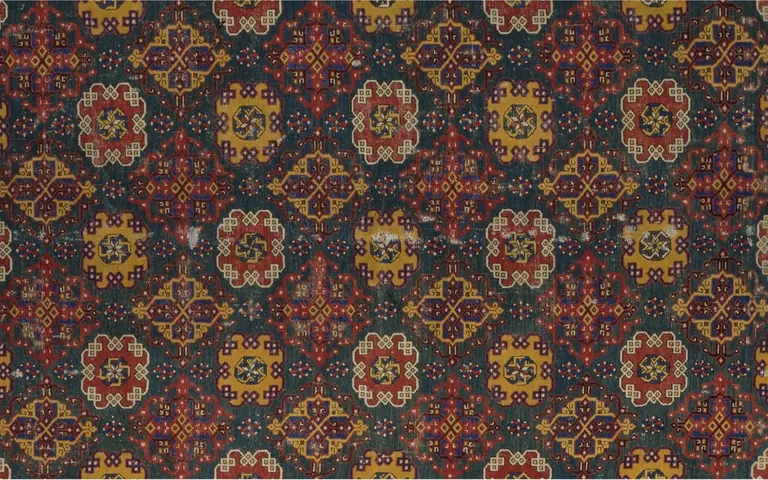 Tapis Holbein à petit motif, Espagne, probablement Alcaraz, XVe siècle