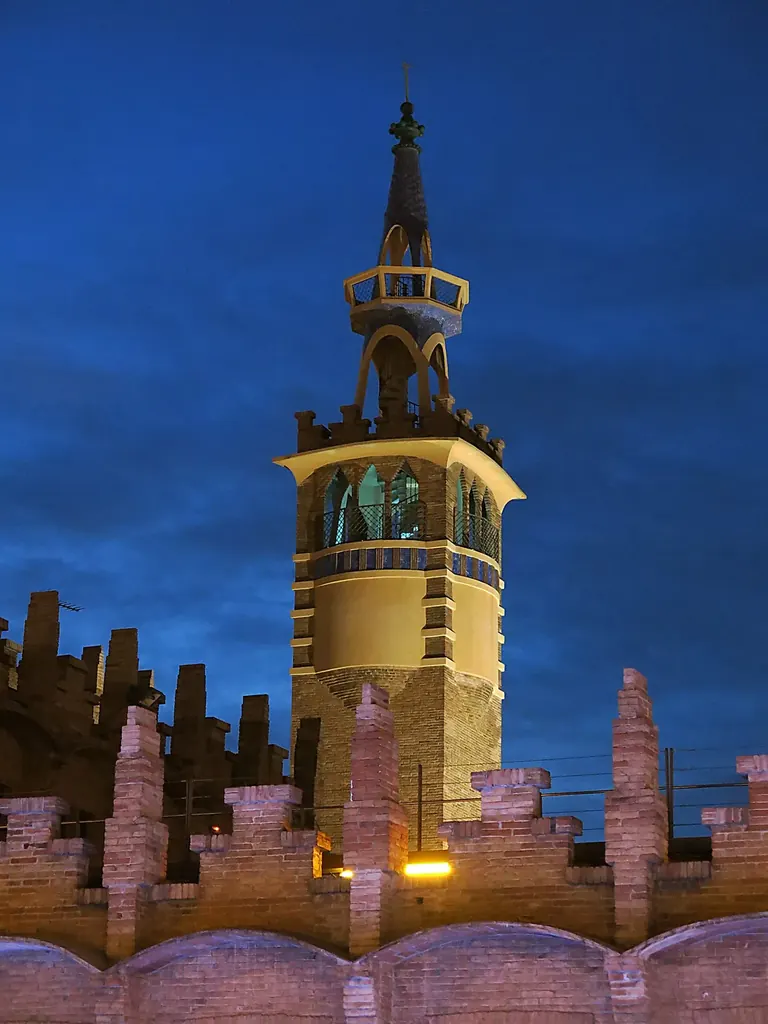 Water tower of the former Casaramona factory, CaixaForum Barcelona