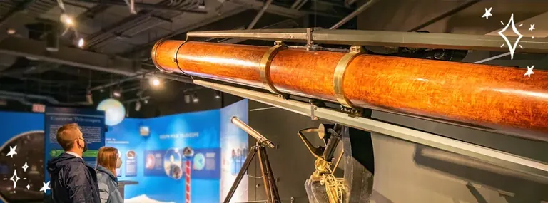 Telescopis històrics exposats a l’Adler Planetarium