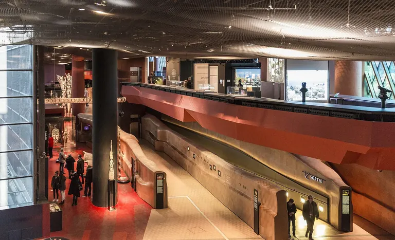 La galería Collections Plateau del Musée du quai Branly