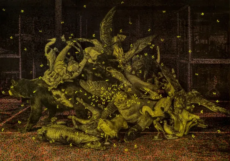 Paradise (2024) by Ahn Chang-Hong, from the exhibition noon-mool at the American University Museum