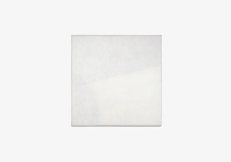 White painting by Robert Ryman