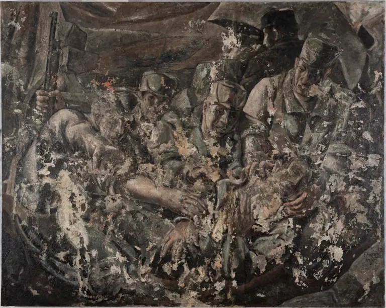 Wounded Militiaman by Francisco Mateos