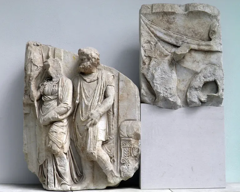 Relief panels of the Telephos Frieze from the Pergamon Altar