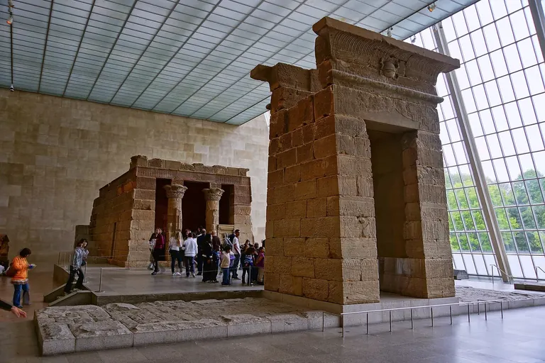 El temple de Dendur, instal·lat a l’ala Sackler de The Metropolitan Museum of Art